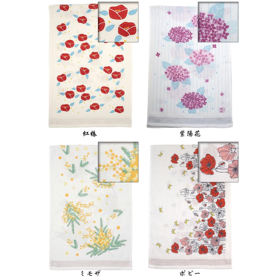 kontex 手ぬぐいタオル 布ごよみ 花・和柄編 サウナタオル 今治