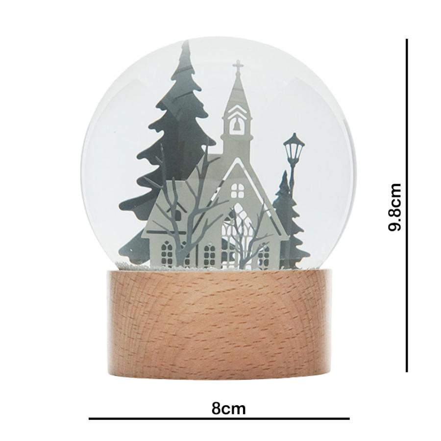 スノードーム 北欧 ガラスドーム インテリア 置物 オブジェ 卓上