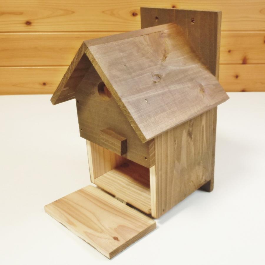 かわいいカラーの野鳥の巣箱【小鳥 野鳥用：取り付け型】カラーバード