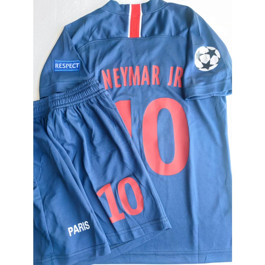 ネイマール ユニフォーム 紺 ソックス別売 子供用 サッカー