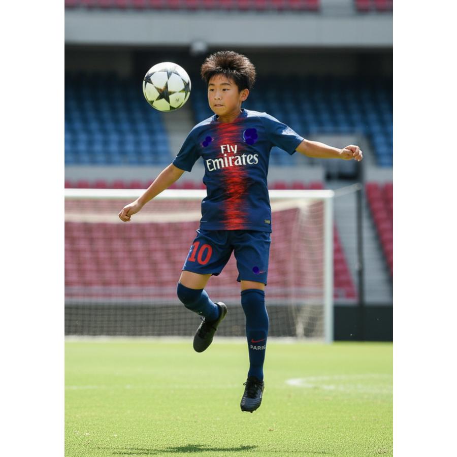 ネイマール ユニフォーム 紺 ソックス別売 子供用 サッカー
