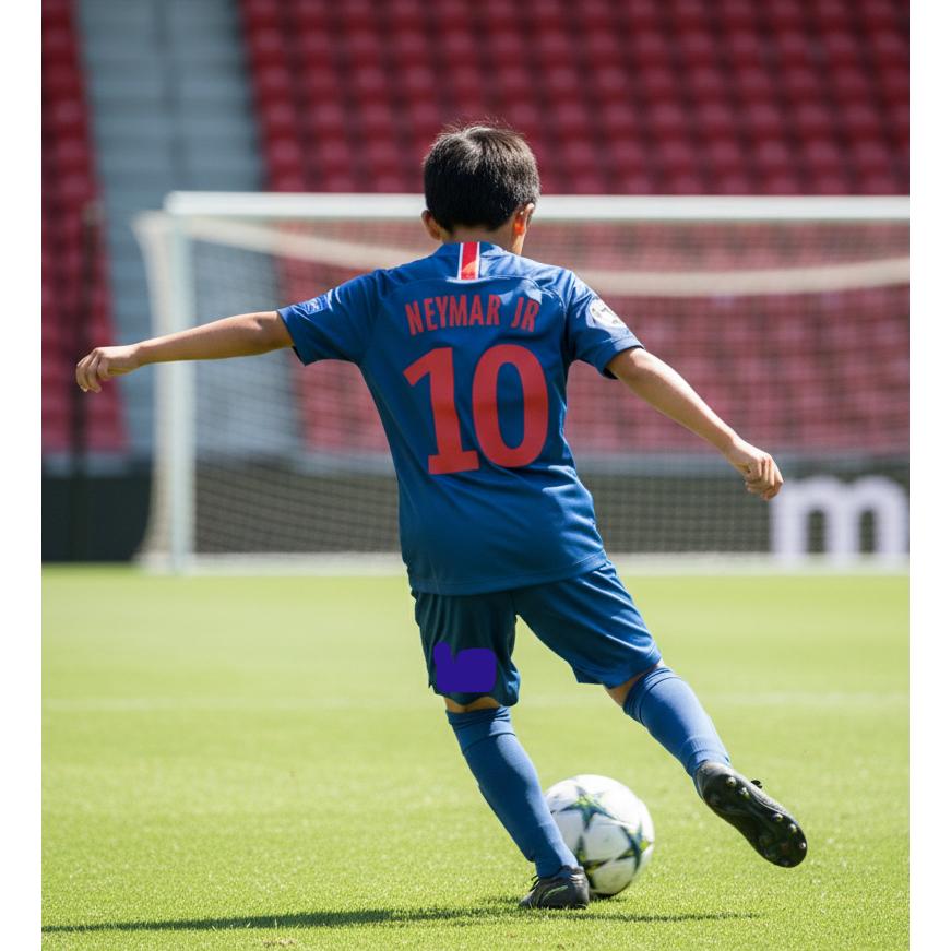 ネイマール ユニフォーム 紺 ソックス別売 子供用 サッカー