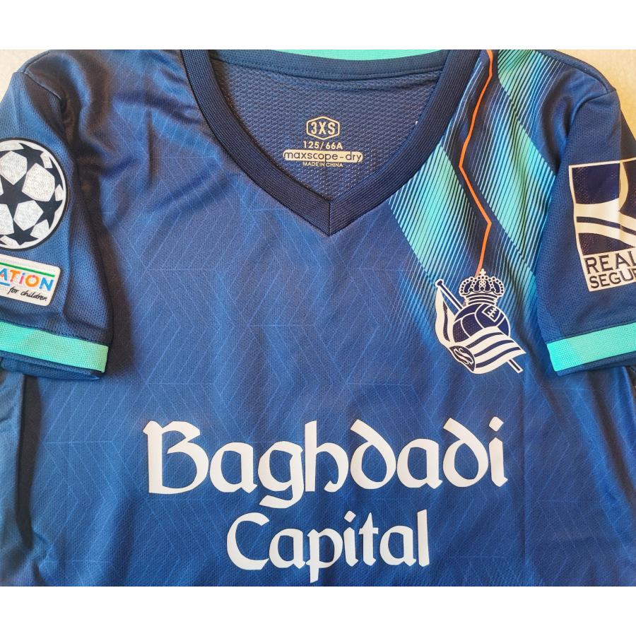 久保建英 ユニフォーム ソシエダ サード 胸プリント変更