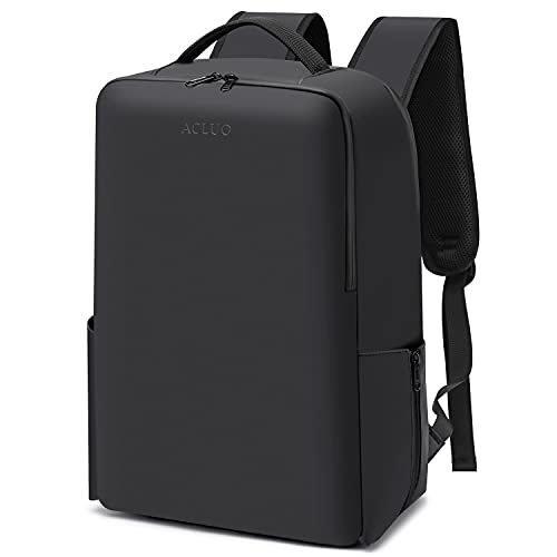 柔らかい 15.6インチ 防水ファスナー YKK メンズ ビジネスリュック リュック PCリュック (ブラック) 出張 薄型 大容量 バックパック 通勤 軽量 リュックサック、デイパック 柔らかい 15.6インチ 防水ファスナー YKK メンズ ビジネスリュック リュック PCリュック (ブラック) 出張 薄型 大容量 バックパック 通勤 軽量 リュックサック、デイパック