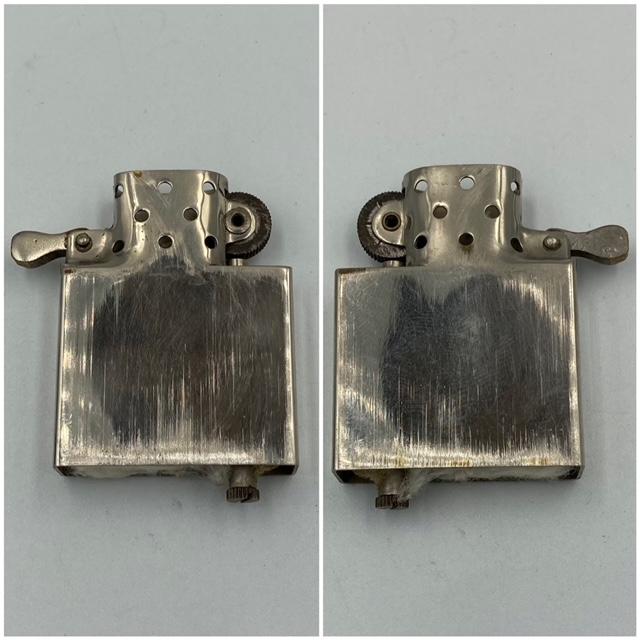 ジッポー ZIPPO ライター 1934年〜1935年 3バレル アウトサイドヒンジ 