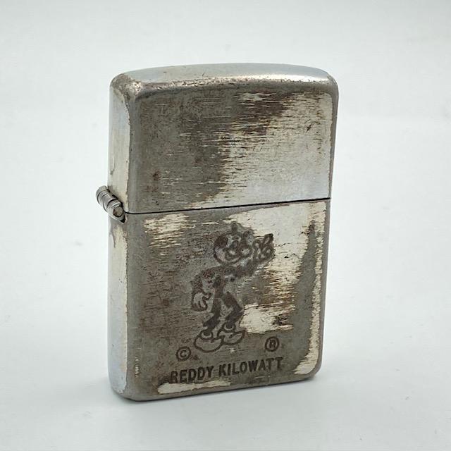 ジッポー Zippo ライター 1951年〜1953年 スチール製 レディキロワット REDDY KILOWATT PAT.2032695_1