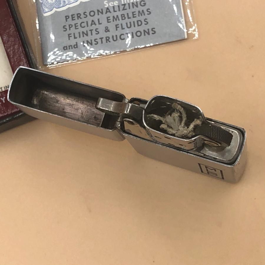 ZIPPO（ジッポー） ライター スチール製 1951年〜1953年製 ブラッシュ