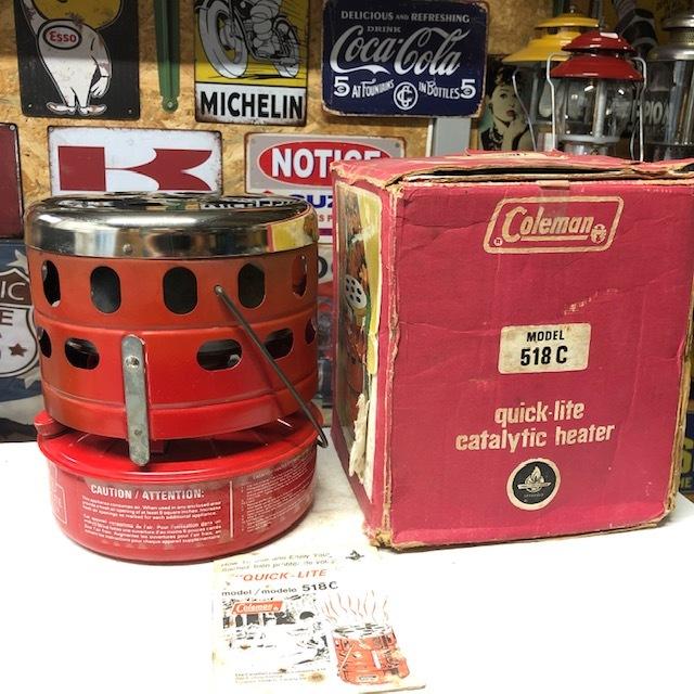 Coleman 1979年2月 コールマン Coleman ヒーター MODEL 518C Catalytic Heater : KIC ...