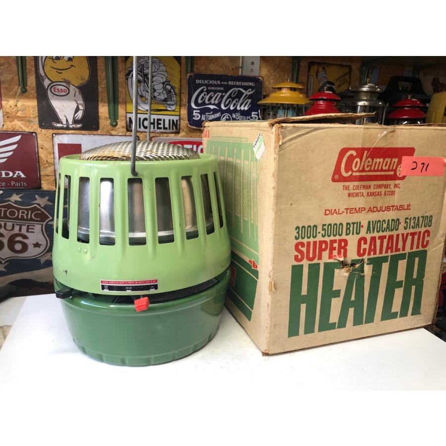 正規販売店】 1972年3月 コールマン Coleman Catalytic ヒーター 3000-5000BTU Heater アウトドアヒーター |  ouestany.com