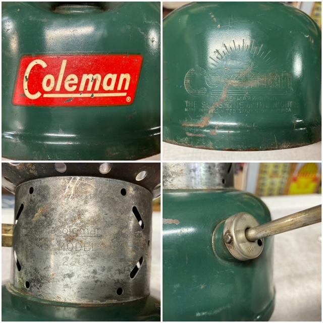 Coleman コールマン ランタン 1955年9月 220E 激シブ