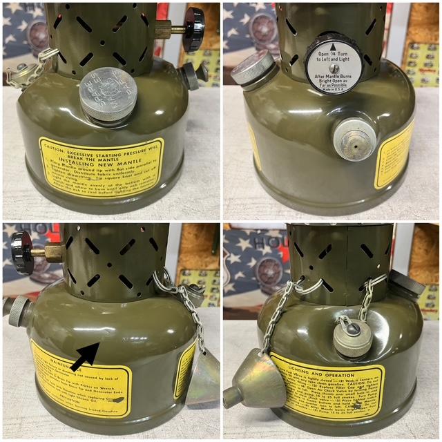 Coleman コールマン製 アメリカ軍 GIランタン モデル252A箱入