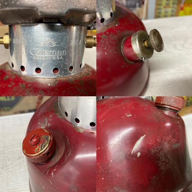 Coleman（コールマン） ランタン 1962年2月 200A バーガンディー 中古