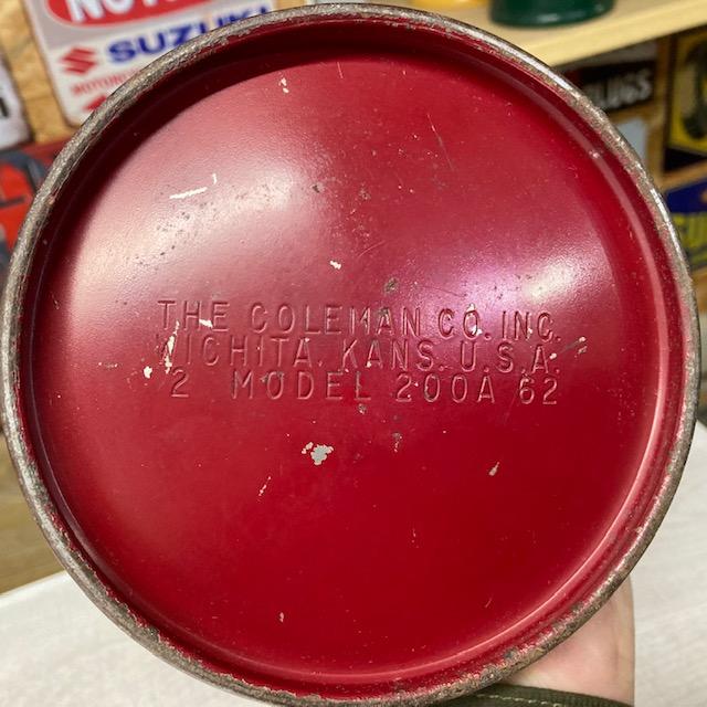 Coleman（コールマン） ランタン 1962年2月 200A バーガンディー 中古