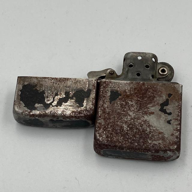 1943年〜1945年 ジッポー ZIPPO ブラッククラックル 3バレル : KIC 