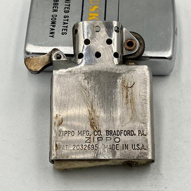 ZIPPO（ジッポー） ライター 美品 スチール製 1951〜1953年 企業もの 