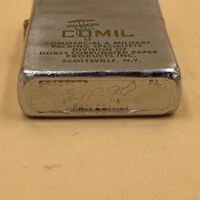 ZIPPO ジッポー Zippo ライター 1961年 COMIL 企業もの PAT.2517191 