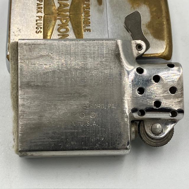 ZIPPO ジッポー Zippo ライター 1972年 CHAMPION SPARK PLUGS 