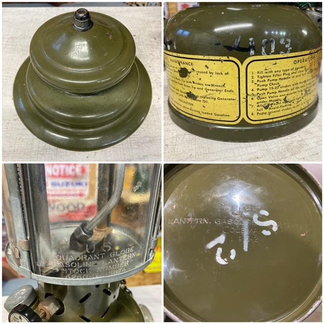 コールマン 252A 【1952年製ランタン】 Coleman コールマン ランタン 1952年 252A GIランタン クアッド