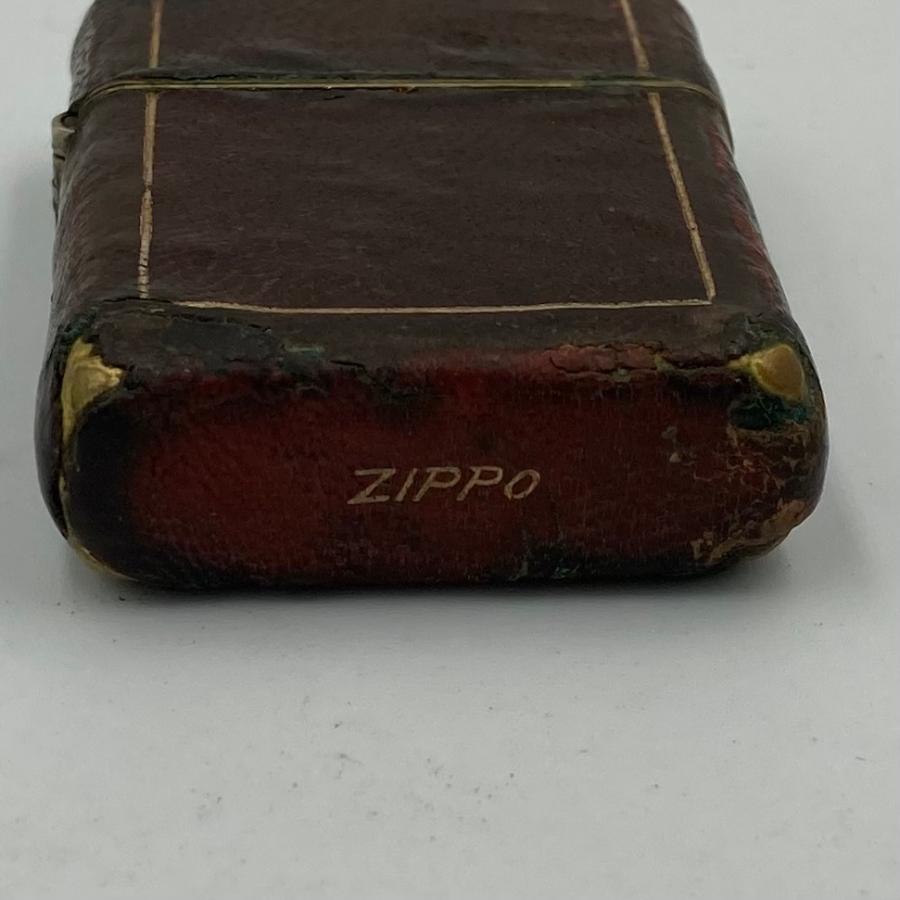 ZIPPO ジッポー ライター フルカバーレザー 1950年製 LEATHER
