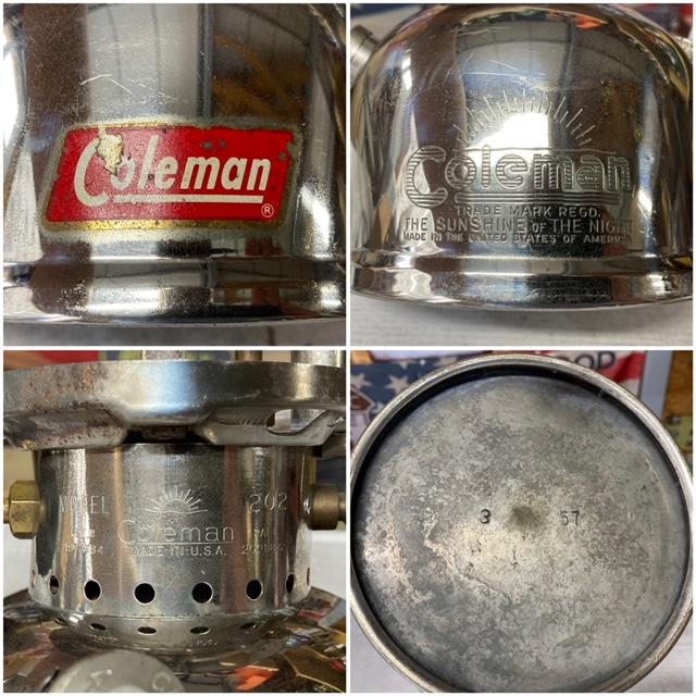 Coleman コールマン ランタン 1957年3月 202 プロフェッショナル Coleman コールマン ランタン 1957年3月 202 プロフェッショナル