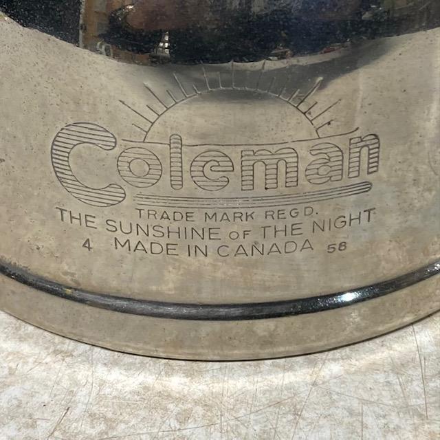 Coleman（コールマン） ランタン 1958年4月 カナダ 200 整備済み : KIC