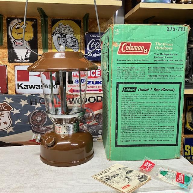 Coleman コールマン ランタン 1978年6月 275 箱入り美品 取説等 Coleman コールマン ランタン 1978年6月 275 箱入り美品 取説等