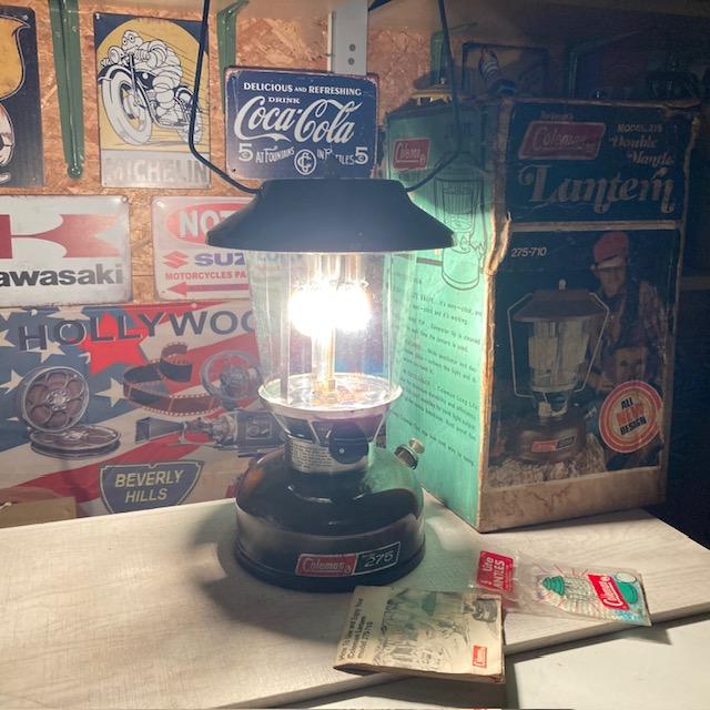 Coleman コールマン ランタン 1978年6月 275 箱入り美品 取説等 Coleman コールマン ランタン 1978年6月 275 箱入り美品 取説等