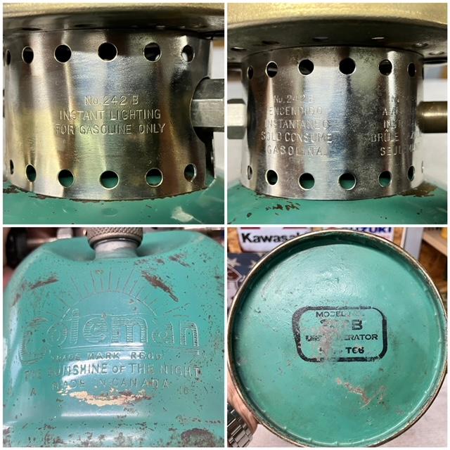 Coleman（コールマン） 【希少モデル】1946年製 カナダ製 242B シー
