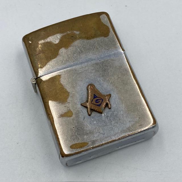 ZIPPO ジッポー ライター 1963年 MASONIC フリーメイソン PAT.2517191 