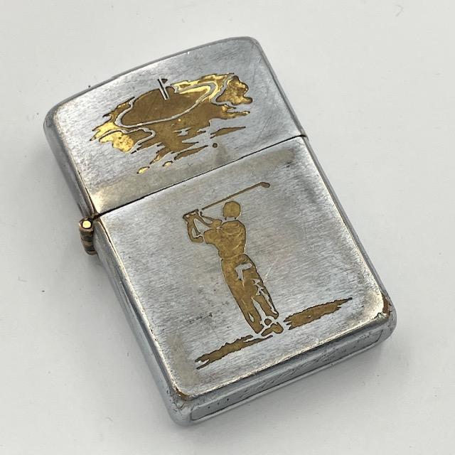 ZIPPO（ジッポー） ビンテージ 1969年 スポーツシリーズ ゴルファー 