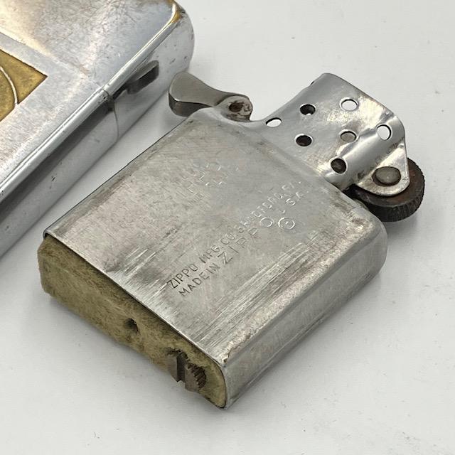 ZIPPO（ジッポー） ビンテージ 1971年 Sマークのエッチング 中古 動作
