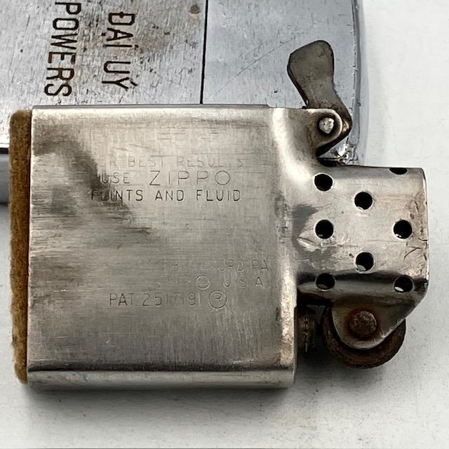 ZIPPO（ジッポー） ライター 1967年前期 シブいメッセージのベトナム 