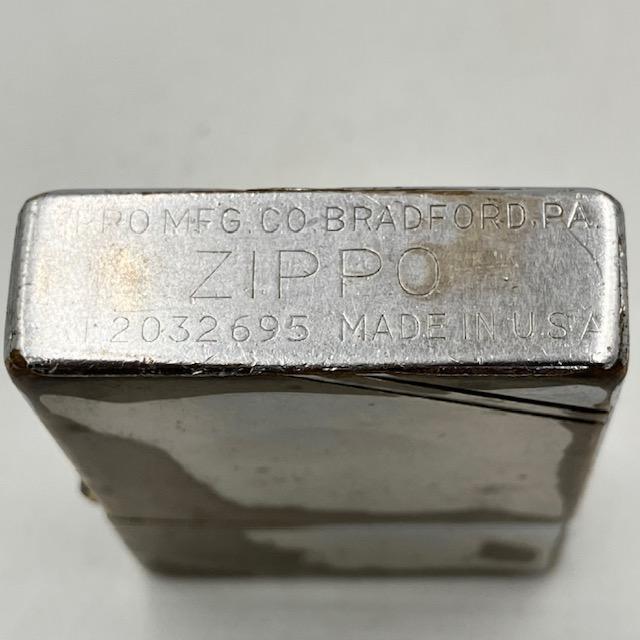 ジッポー ZIPPO ライター 1936〜1937年 スクエアモデル ジッポー社初のインサイドヒンジモデル 一部補修有り 3バレル｜kic-garage｜05