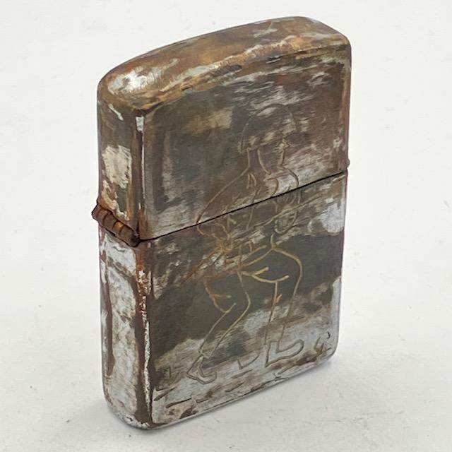 ZIPPO（ジッポー） ベトナム 1969年 ライフル銃を持つ兵士 ビンテージ 