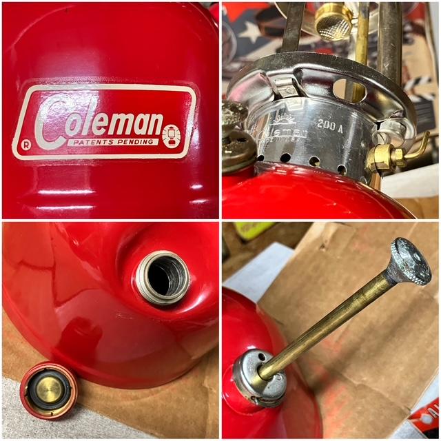 Coleman（コールマン） ランタン 1970年8月 200A パテペン 未使用
