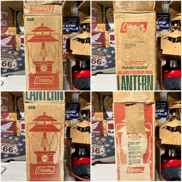 Coleman（コールマン） ランタン 1970年8月 200A パテペン 未使用