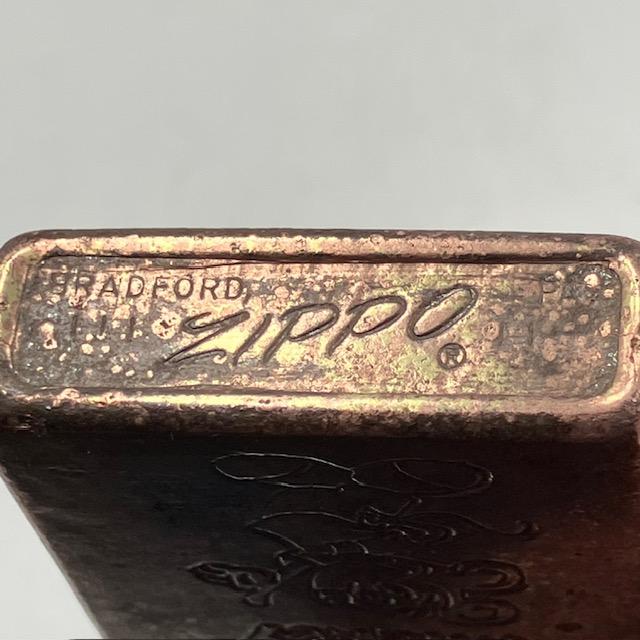 ZIPPO ベトナムジッポー 1969年 ブラス製 ミッキーマウス柄 使えます 【ブック】 ヴェトナムジッポー