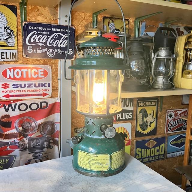 コールマン ミリタリーランタン　coleman 252 GIランタンと言えばこれ！Coleman(コールマン)製の252A後期型