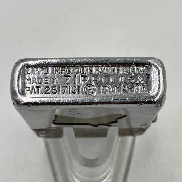 ZIPPO（ジッポー） ライター 1953〜1955年製 フルスタンプ タウン