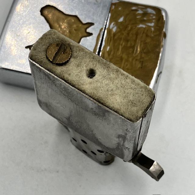 ZIPPO（ジッポー） ライター 1953〜1955年製 フルスタンプ タウン