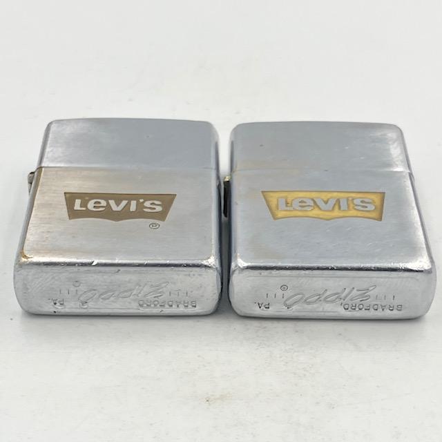 Levi's リーバイスシルバーオイルライター ZIPPO（ジッポー） 【超貴重品】ZIPPO ビンテージ 1968年 リーバイス