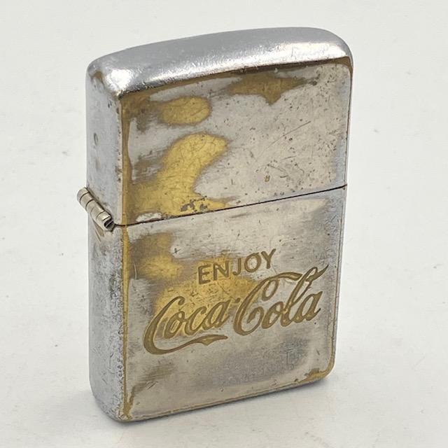 Coca-Cola ゴールド Zippo未使用　オイルなし Coca-Cola ゴールド Zippo未使用 オイルなし ZIPPO コカ・コーラ Enjoy