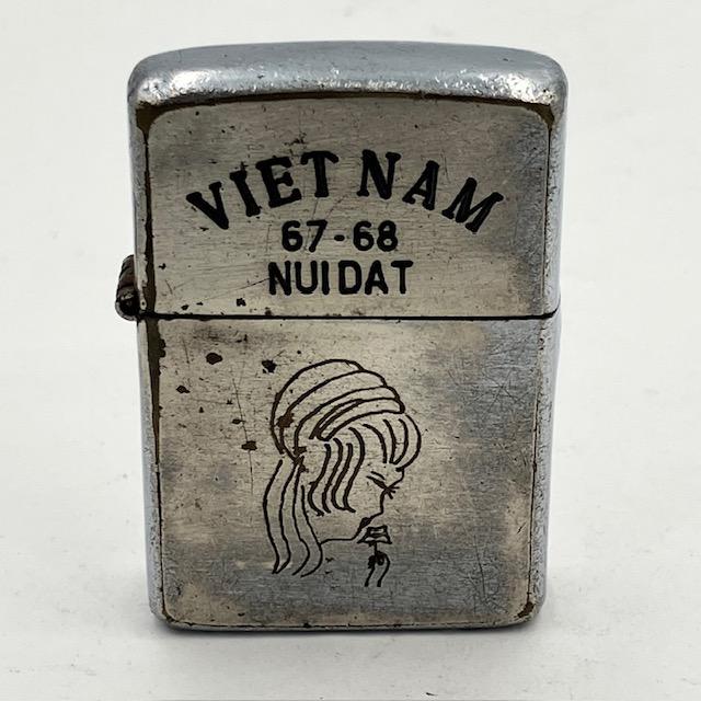 ZIPPO（ジッポー） ベトナム 1967年前期 大変珍しい女性の横顔とPEACE
