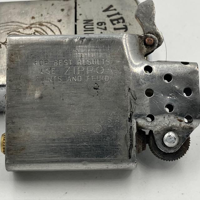 ZIPPO（ジッポー） ベトナム 1967年前期 大変珍しい女性の横顔とPEACE