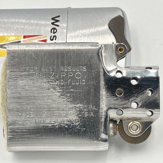 ZIPPO ビンテージ ジッポー 1963年 Westvaco Multiwalls 箱入り 未着火品 PAT.2517191 中古 動作確認済みの画像