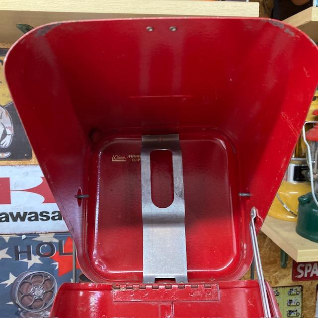 コールマン ランタン スチールケース 200A等に Coleman 【ケースのみ】赤 ガルウィングケース コールマン 200A