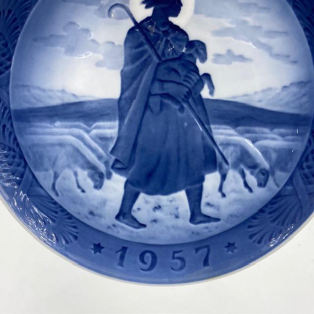 ロイヤルコペンハーゲン イヤープレート 1957年 よき羊飼い 楽天市場】ロイヤルコペンハーゲン・イヤープレート 1957年 よき