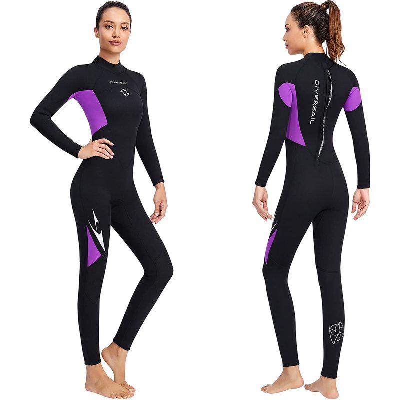 高質 ウェットスーツ Owntop フルスーツ ダイビン ワンピース 保温 Uvカット 日焼け止め ネオプレン素材 ストレッチ 3mm レディース ロングジョン Www Gatorheatandair Com