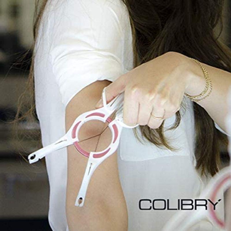 26【新品未使用】 スレッディング脱毛器 COLIBRY（コリブリ）ホワイトピンク 気軽で快適な糸脱毛 エコ脱毛器 【1883064863】(9924円)