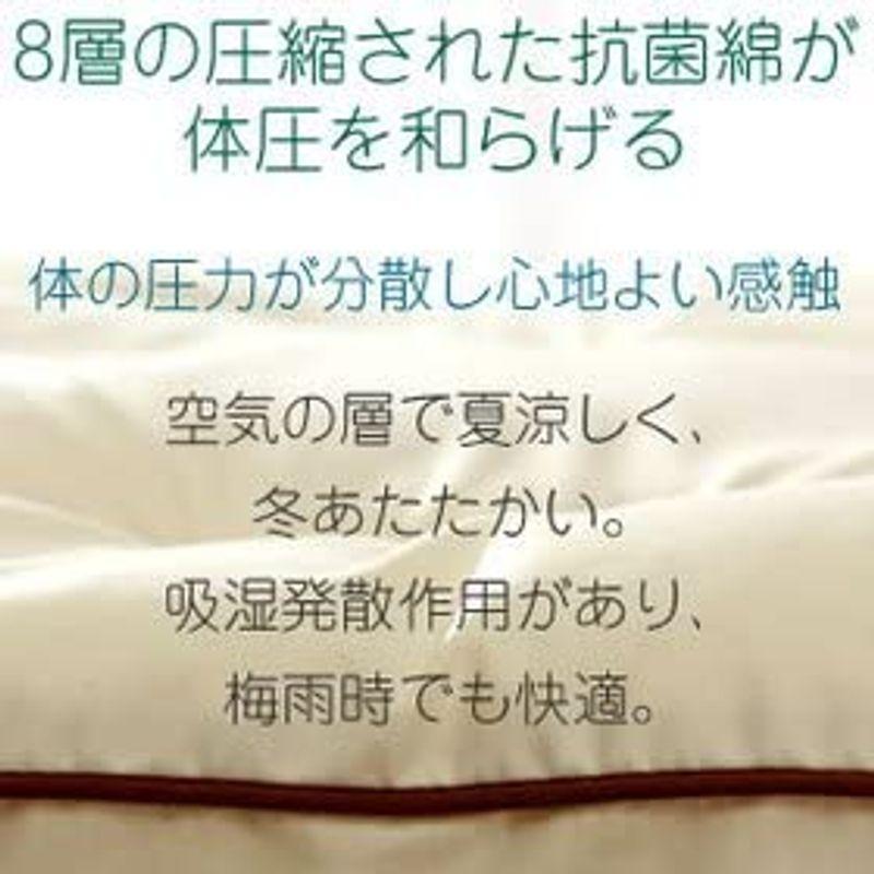 早い者勝ち訳あり！ フレキシブル敷き布団 ＦＬＥＸＹ ミルフィーユ構造8層敷布団 セミダブルサイズ (ブラウン) 【W2154716707】(11356円)